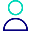 Van Ameyde Human Icon Blue Green