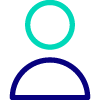 Van Ameyde Human Icon Blue Green