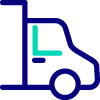 Van Ameyde Truck Icon Blue Green