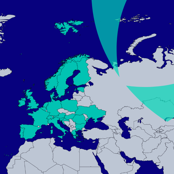 Cross border map